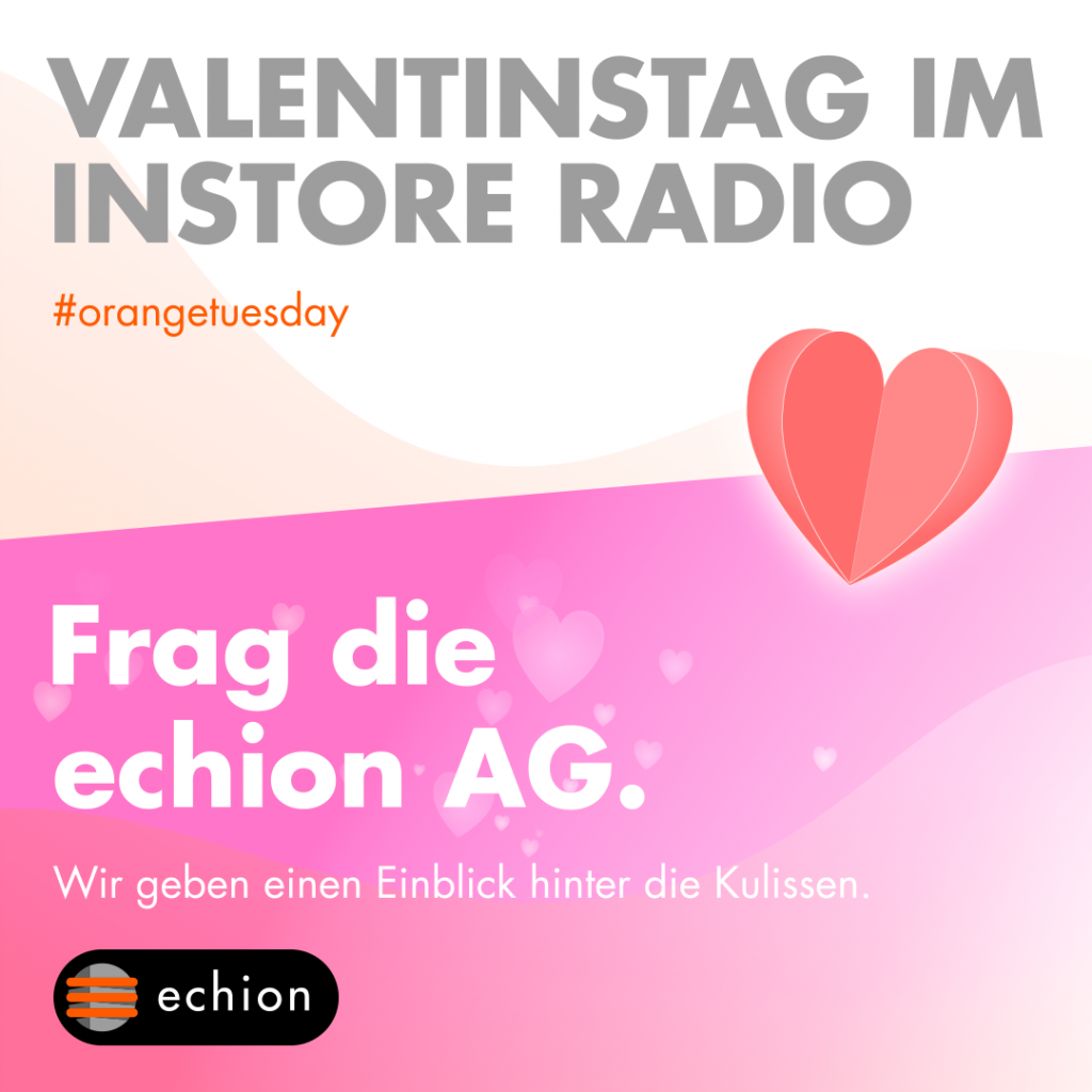 Infografik Valentinstag im Instore Radio